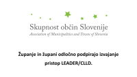 SOS - nujnost iskanja bolj pravičnih, izvedljivih in dolgoročno vzdržnih rešitev za delovanje lokalnih skupnosti