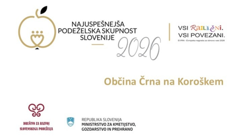 Črna na Koroškem – najuspešnejša podeželska skupnost Slovenije 2026